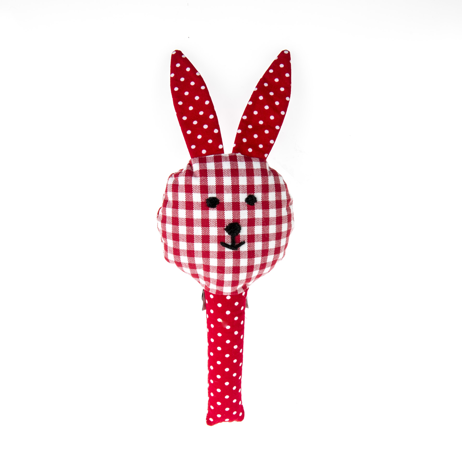 BABYRASSEL-008 Rassel rot Hase