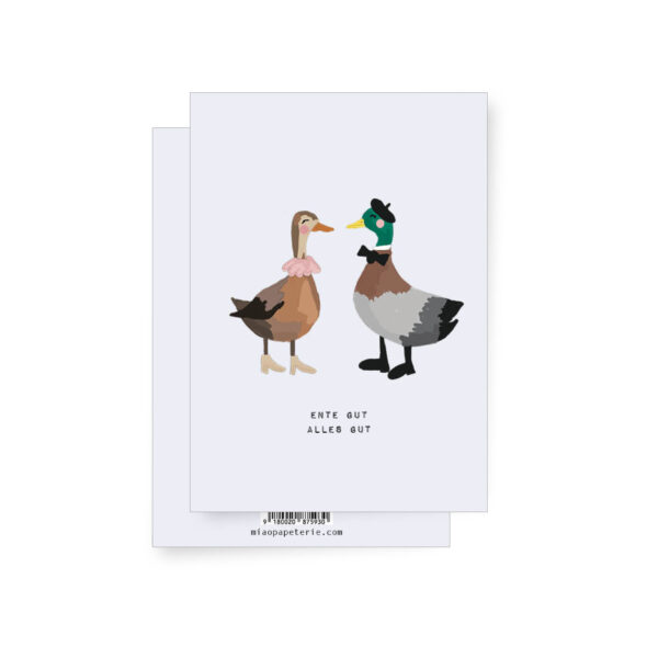 Geschenkkarte "Enten"