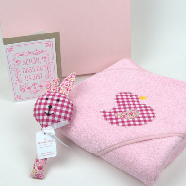 Baby Set "Willkommen im Leben" (personalisierbar)