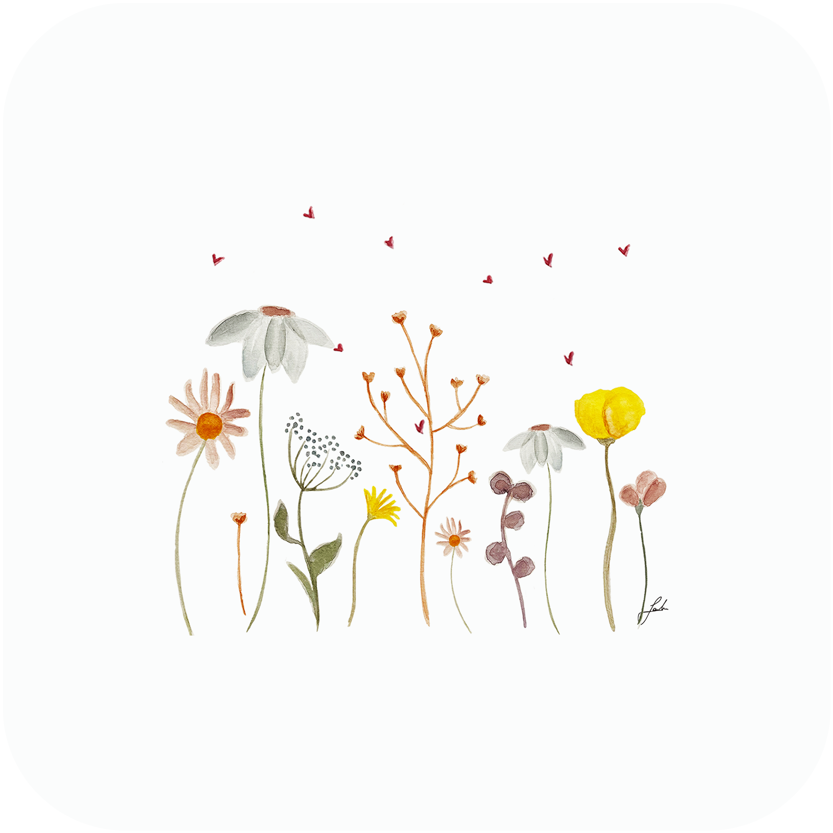 Geschenkkarte "Blumenwiese" – Bild 1