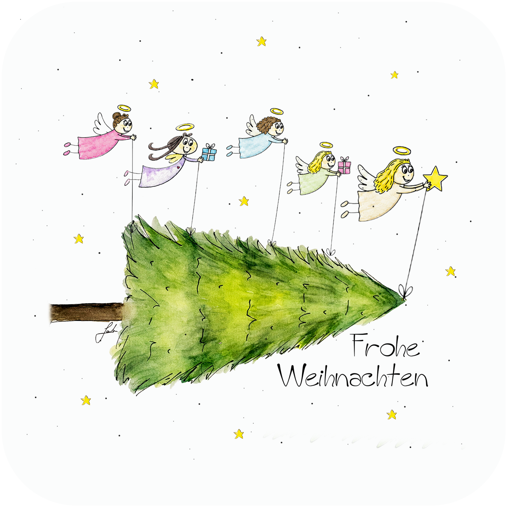 Geschenkkarte "Weihnachtsbaum" – Bild 1